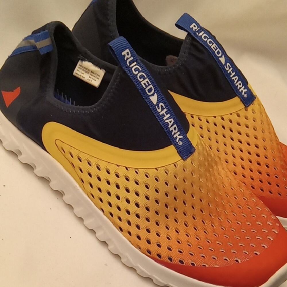 Rugged Shark Men's Size 6 Multicolor Water Shoe Sneakers. Athletic, Athleisure - Picture 5 of 7